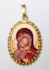 Picture of Our Lady of Vladimir Medal 24x30 mm silver and enamel