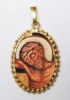 Immagine di Medaglia Preziosissimo Sangue di Gesù 24x30 mm argento e smalto