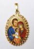 Picture of Holy Family Medal 24x30 mm silver and enamel