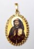 Immagine di Ciondolo San Francesco 24x30 mm argento 925 e smalto