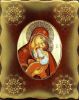 Immagine di Icona Madonna con Bambino 15x20 cm porcellana e legno