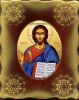 Imagen de Icono Cristo 15x20 cm porcelana y madera