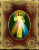 Immagine di Icona Gesù Misericordioso 15x20 cm porcellana e legno