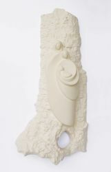 Immagine di Sacra Famiglia Oriente cm 46 (18,1 inch) Statua Presepe in argilla refrattaria bianca Ceramica Centro Ave Loppiano