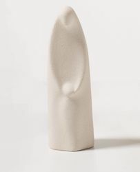 Picture of Madonna Our Lady of the Way cm 14,5 (5,7 inch) Sculpture in white refractory clay Ceramica Centro Ave Loppiano
