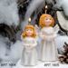 Picture of Christmas Candle Angel with Parchment, small