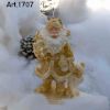 Picture of  Santa Claus with Bear Decorative Christmas Candle 
