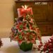 Picture of Christmas Tree with vase Christmas Candle 