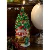 Immagine di Albero di Natale Renne Candela natalizia artigianale