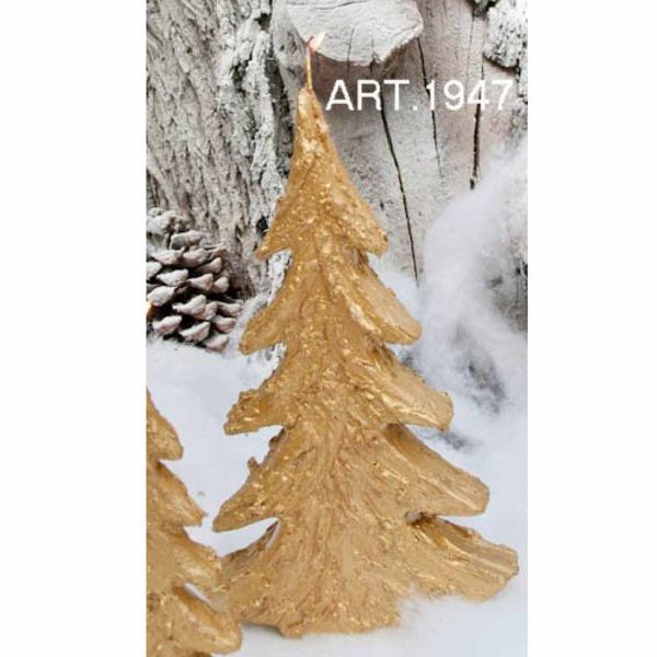 Imagen de Árbol de Navidad oro, grande - Vela de Navidad 