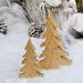Immagine di Albero di Natale Oro, piccolo - Candela natalizia 
