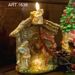 Picture of Christmas Candle Stable Nativity, small