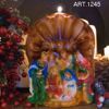 Immagine di Presepe Conchiglia Candela natalizia artigianale