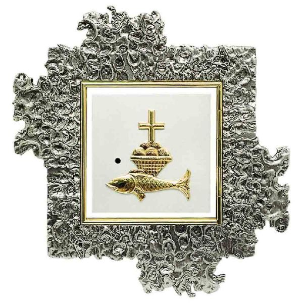 Picture of Wall Tabernacle H. 35 cm (13,8 inch) Bread and Fishes