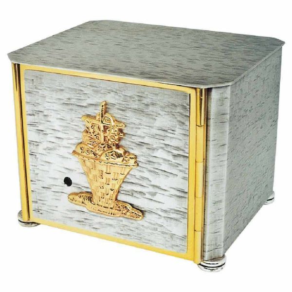 Picture of Small Catholic Tabernacle H. 21 cm (8,3 inch) satin