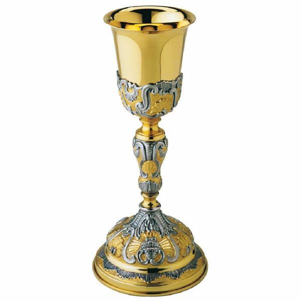 Immagine di Calice Messa alto H. 26 cm Tavole della Legge argento 800/1000