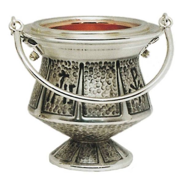 Picture of Holy Water Pot H. 13 cm (5,1 inch) IHS Pax