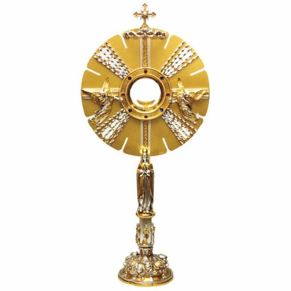 Immagine di Ostensorio grande con lunetta H. 70 cm Angeli 