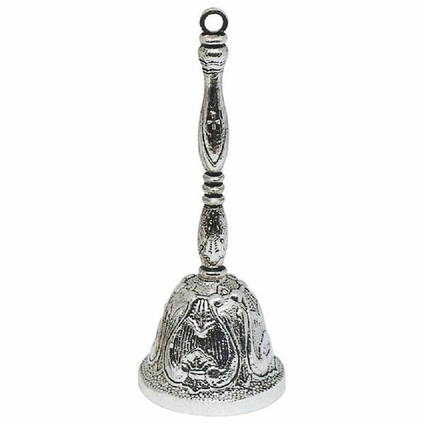 Picture of Liturgical Altar Bell one tone H. cm 20 (7,9 inch) brass Traditional Catholic Sacristy Bell
