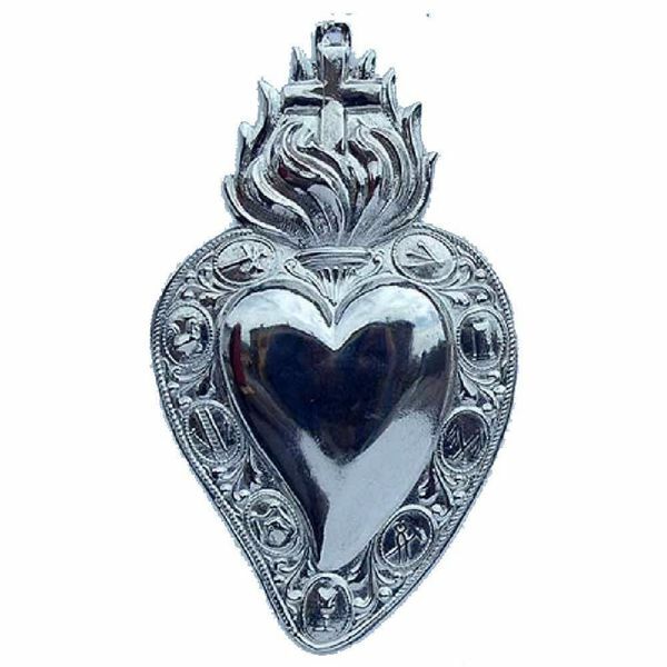 Picture of Ex Voto Heart with Holy Cross 