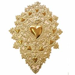 Picture of Big Ex Voto with Hearts and Angels (AEX2617SG) 