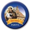 Imagen de Padua San Antonio Imán de vidrio diám. 5 cm (2,0 in)