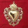 Imagen de Ex Voto Corazón Llama Ángeles y Filigrana