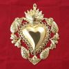 Immagine di Ex Voto Cuore con Fiamma Angeli e Filigrana