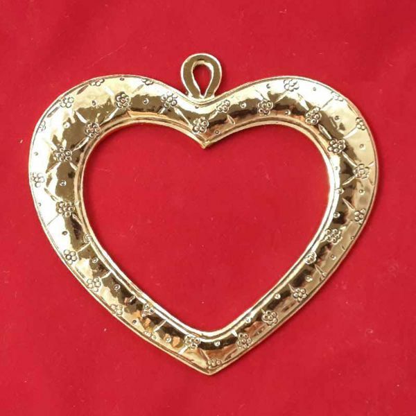 Imagen de Ex Voto Corazón decordado Flores 