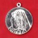 Picture of Virgin Mary - Gold or silver plated round pendant Medal 