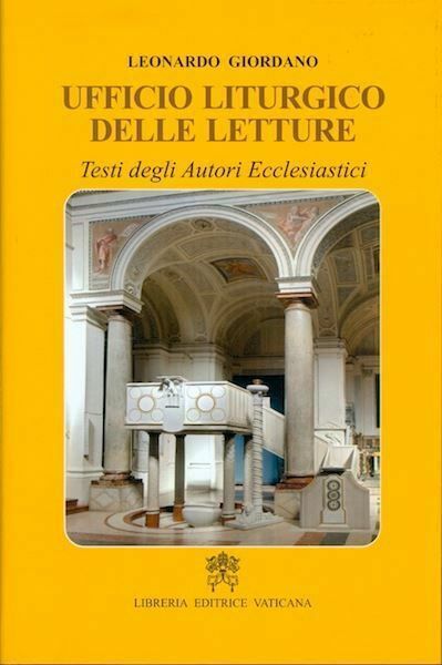 Picture of Ufficio Liturgico delle Letture Testi degli autori ecclesiastici