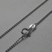 Picture of Beads Chain Necklace Silver 925 cm 45 (17,7 in) Unisex Woman Man Boy Girl 