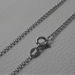 Picture of Cable Rolo Chain Necklace Silver 925 cm 40 (15,7 in) Unisex Woman Man Boy Girl 
