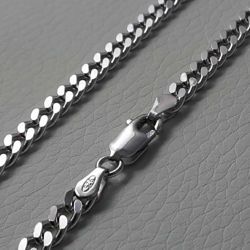 Picture of Curb Chain Silver 925 cm 50 (19,7 in) Unisex Woman Man 