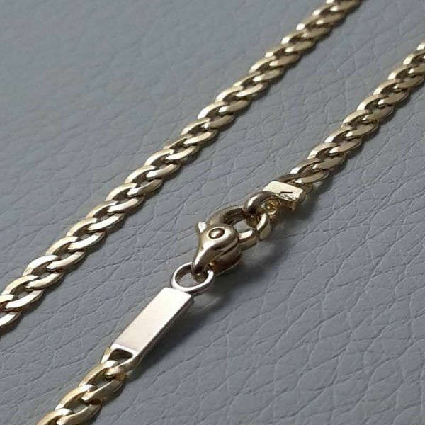 Picture of Curb Chain Yellow Gold 18 kt cm 60 (23,60 in) Unisex Woman Man 