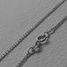 Picture of Wheat Chain Necklace White Gold 18 kt cm 40 (15,7 in) Unisex Woman Man Boy Girl 