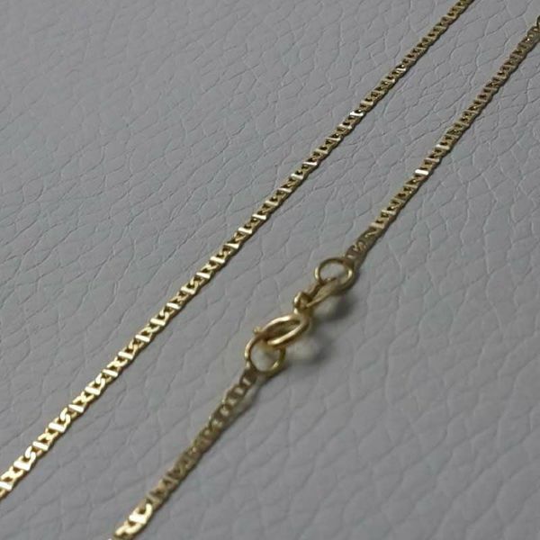 Picture of Enchor Chain Necklace Yellow Gold 18 kt cm 40 (15,7 in) Unisex Woman Man Boy Girl 
