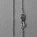 Picture of Cable Rolo Chain Necklace White Gold 18 kt cm 40 (15,7 in) Unisex Woman Man Boy Girl 