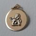Picture of Angel of Raphael Sacred Medal Round Pendant gr 1 Yellow Gold 18k for Woman, Boy and Girl