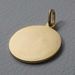 Picture of Angel of Raphael Coining Sacred Medal Round Pendant gr 5 Yellow Gold 18k for Woman, Boy and Girl