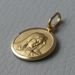 Picture of Madonna Our Lady of Sorrows Coining Sacred Medal Round Pendant gr 2,5 Yellow Gold 18k for Woman 