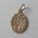 Picture of Our Lady of Graces Regina sine labe originali concepta o.p.n. Sacred Oval Medal Pendant gr 1,2 Yellow Gold 18k relief printed plate Unisex Woman Man 