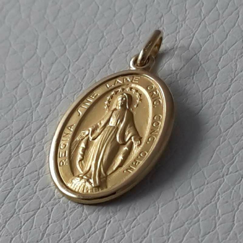 Collana Medaglia Miracolosa Nostra Signora Di Guadalupe – COOLSTEELANDBEYOND – Acciaio Inossidabile – Catena 75cm - 4