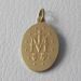 Picture of Miracolous Madonna Our Lady of Graces Coining Sacred Medal Pendant gr 3,1 Yellow Gold 18k Unisex Woman Man 