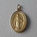 Picture of Our Lady of Graces Regina sine labe originali concepta o.p.n. Coining Sacred Oval Medal Pendant gr 4,9 Yellow Gold 18k Unisex Woman Man 