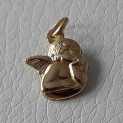 Picture of Angel of Raphael Pendant gr 0,9 Yellow Gold 18k for Woman, Boy and Girl