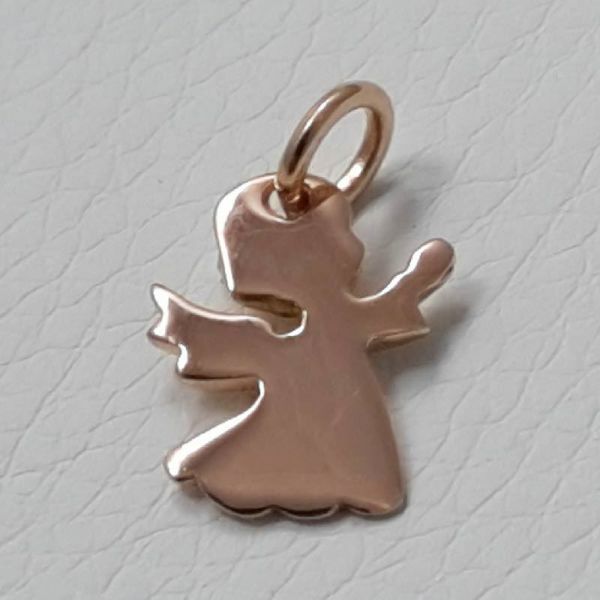 Picture of Guardian Angel praying Pendant gr 2 Rose Gold 18k for Children (Boys and Girls)