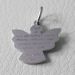 Picture of Guardian Angel with engraved prayer Angelo di Dio Pendant gr 1,35 White Gold 18k for Children (Boys and Girls)