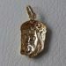 Picture of Holy Face of Jesus Christ Pendant gr 1 Yellow Gold 18k relief printed plate for Man