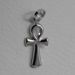 Picture of Cross of Life Ankh Crux Ansata Pendant gr 0,5 White Gold 18k relief printed plate Unisex Woman Man 